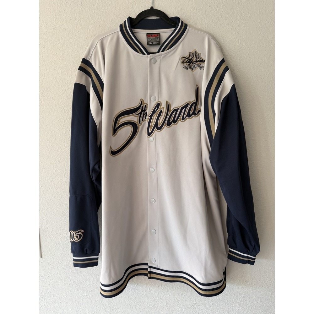 Men's FUBU 5th Ward Limited City Series‎ Snap Long Sleeve Size XXL